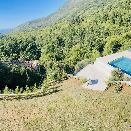 In Hanglage Mit Pool Und Meerblick Moscenice